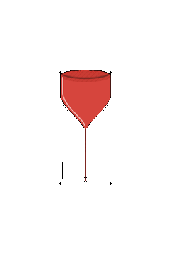 Animated looping hourglass